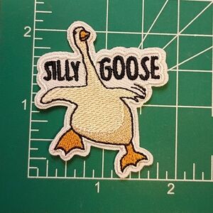 2/$10 Silly Goose Embroidered Patch